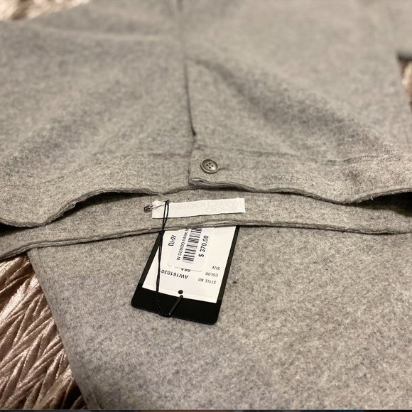 DESIGNER NWT DEMOO Grey Wool Pant sz2 - Picture 6 of 6